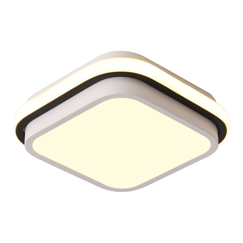 Accesorio de iluminación de techo LED de montaje empotrado contemporáneo, luz de montaje en techo para vestíbulo