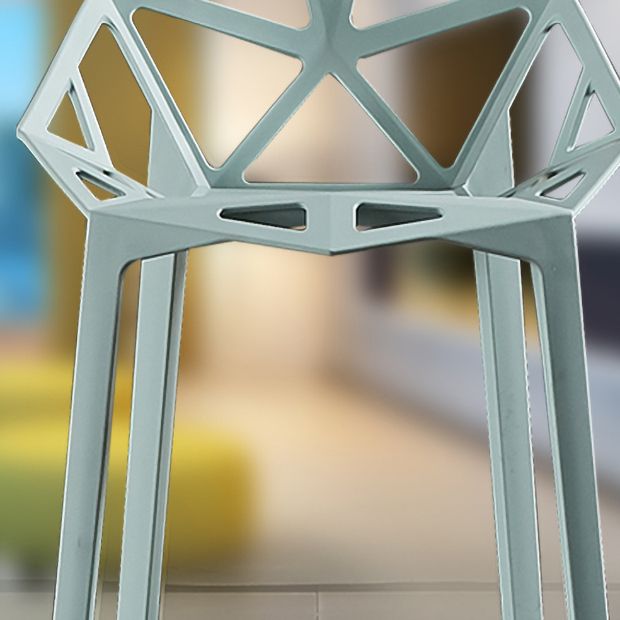 Sedie moderne sedie da pranzo con gambe di plastica per cucina