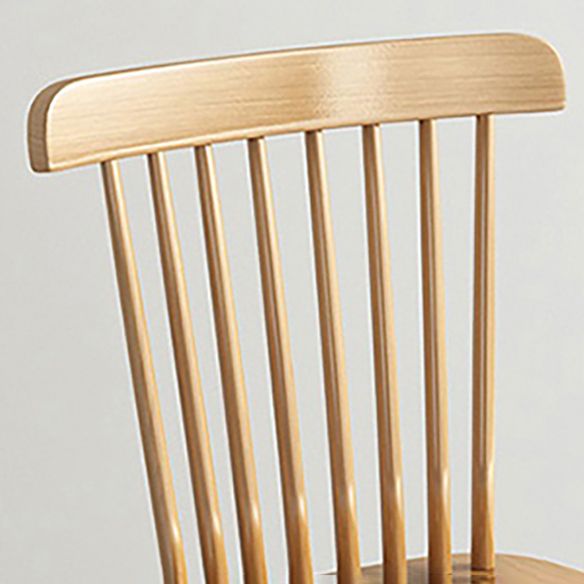 Modern Style Solid Wood Dining Room Set with Rectangle Shape Table and 4 Legs Base for Home Use