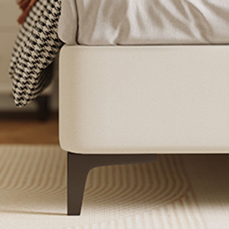 Scandinavian 11.02 " Tall Wooden Frame Platform Bed for Bedroom