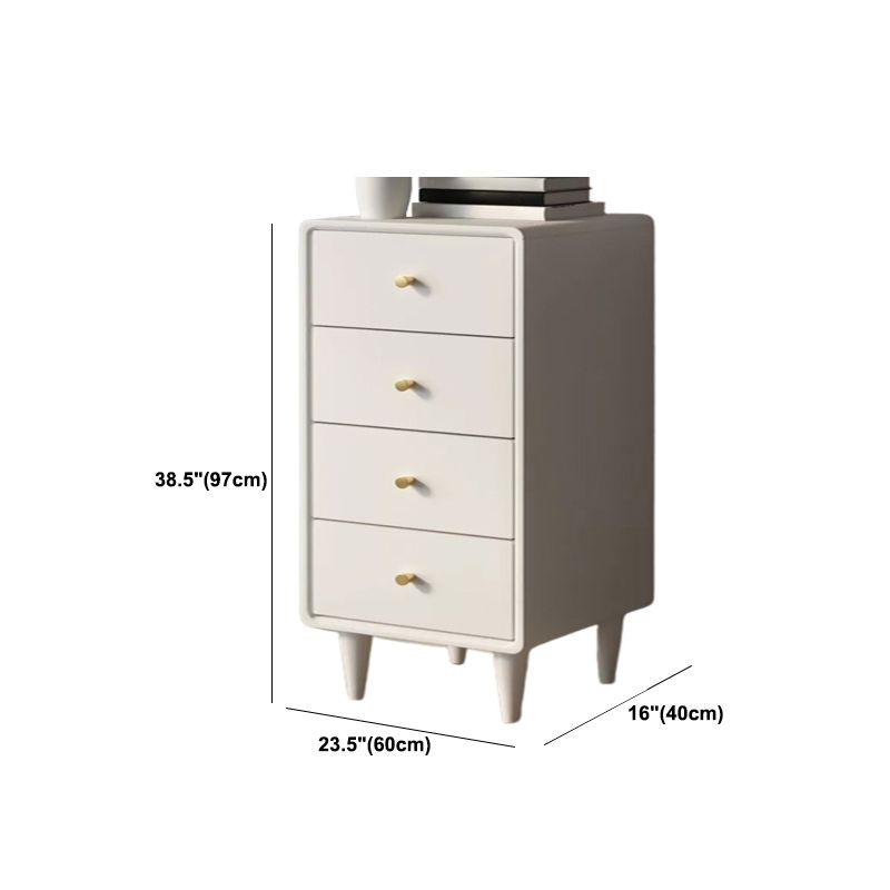 Classic Glam Solid Pine Storage Chest Dresser Vertical Dresser