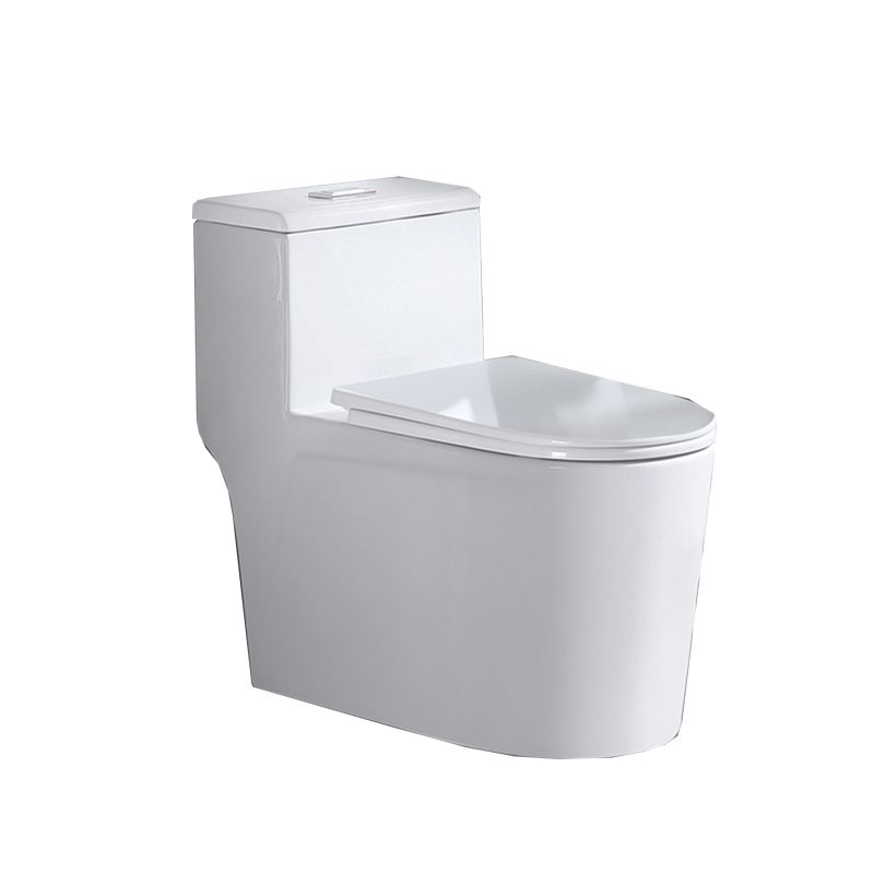 Contemporary White Ceramic Toilet Bowl Floor Mounted Urine Toilet for Washroom