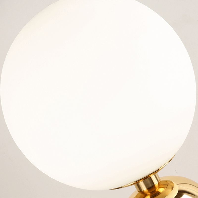 Table à teinte en verre rond Lumite de style simplicité lampe de table de nuit pour chambre à coucher