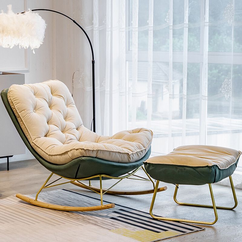Simple Style Light Luxury Lazy Sofa Chair Chaise Lounge Living Room Rocking Chair