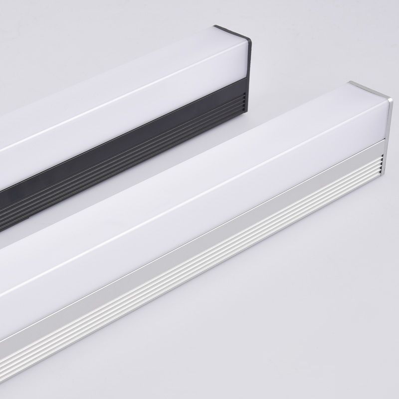 Modern Minimalist Style Rectangle Wall Mounted Vanity Lights 1 Light Vanity Lighting Ideas with Aluminum Alloy Shade
