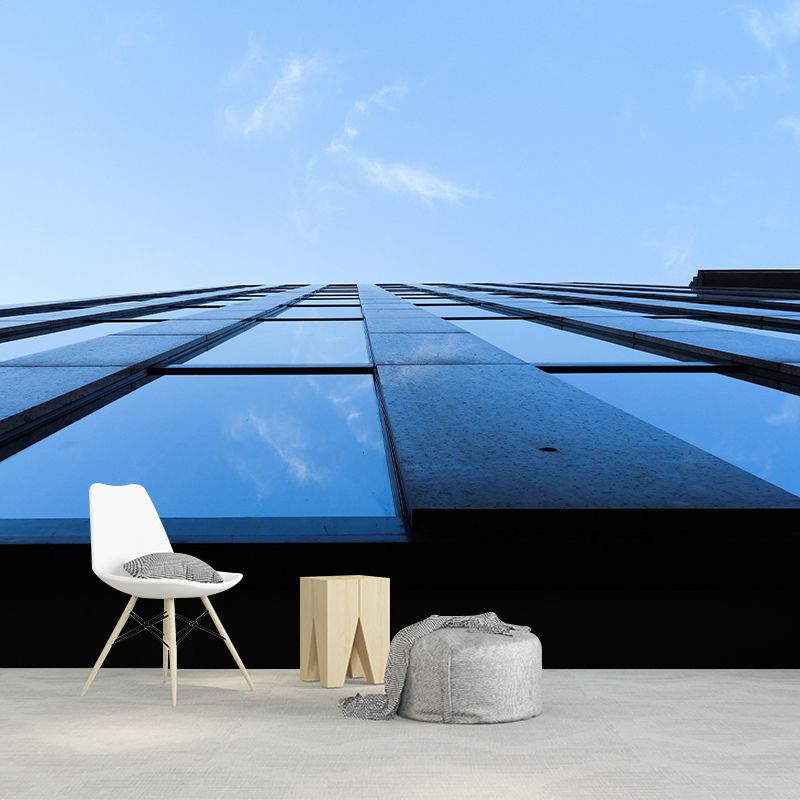 City High-rise Wall Covering for Meeting Room Decoration, Mildew Resistant