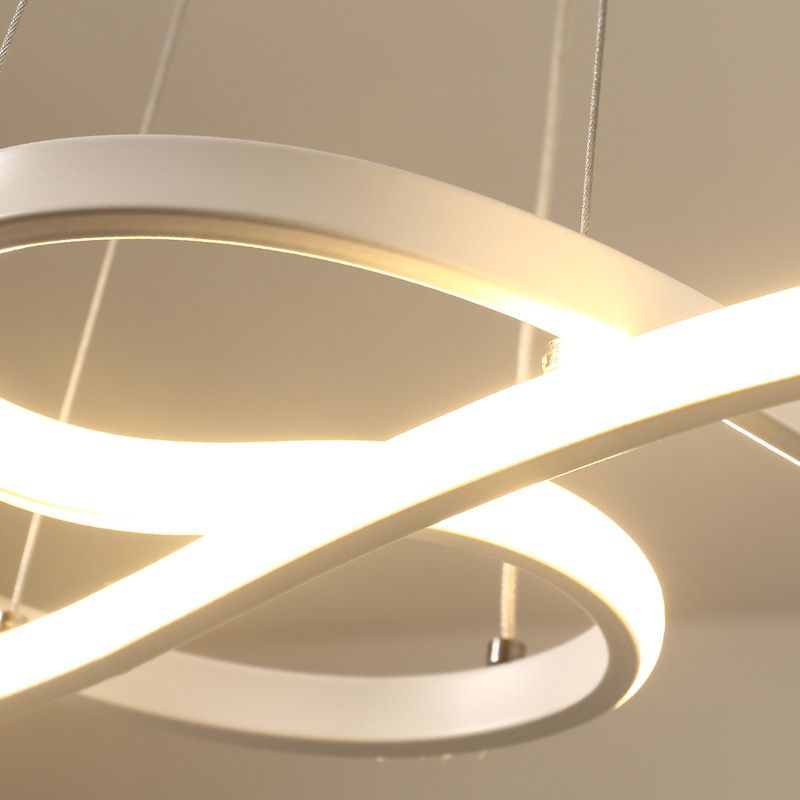 Nota musicale contemporanea lampadario Light Metal Suspension Light for Restaurant