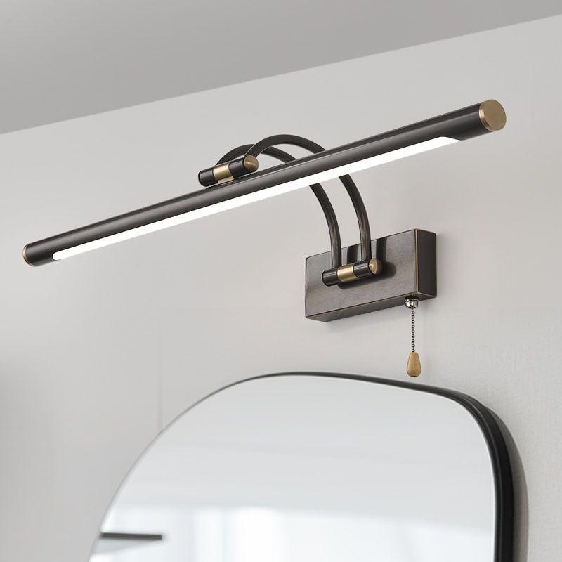 Vanité de vanité linéaire Lumière postmoderne à 1 lumière Appiculture murale pour salle de bain