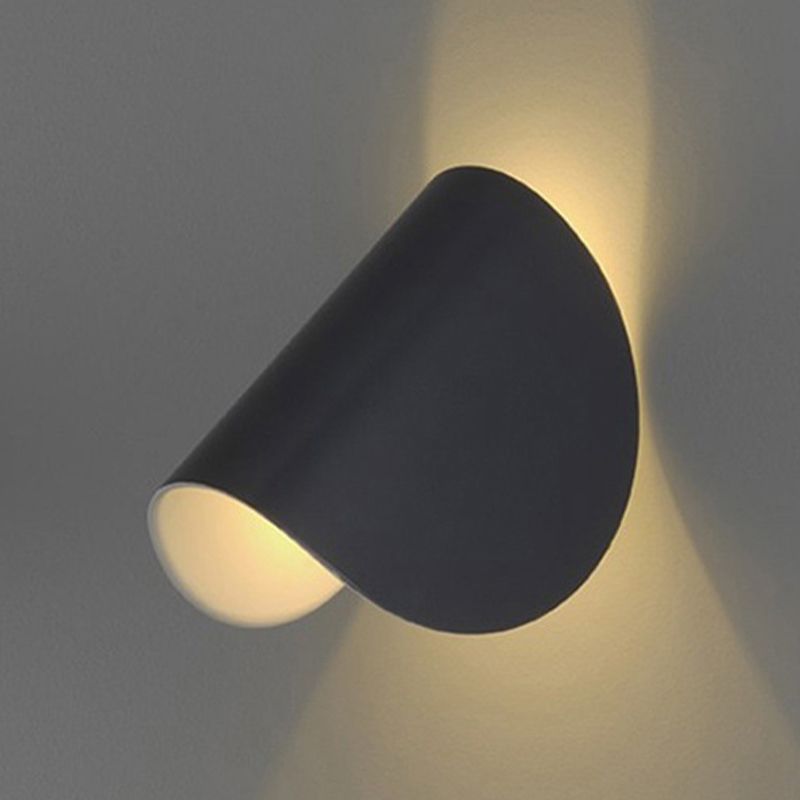 Modern Simple Metal Wall Light Arc Shape Rotatable Wall Lamp for Living Room