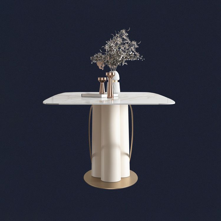 Modern Style Dining Rectangle Table Dining Stone Table for Kitchen
