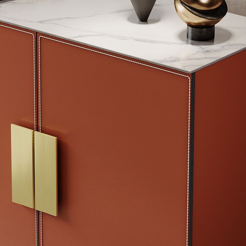 Orange Cabinet Standard 33.46" Tall Accent Cabinet with Doors