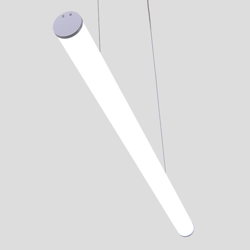 Aluminio Island Lightsides de lámpara de colgante de restaurante LED de cilindro de 1 cilindro de 1 luces