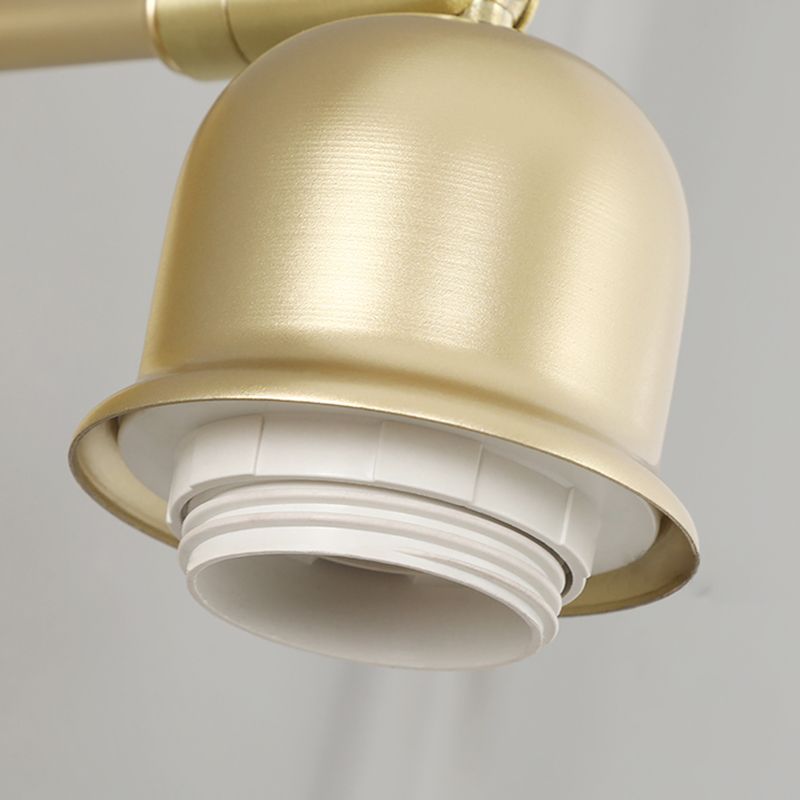 American Style Copper Wall Light Dome Shape Wall Lamp for Living Room