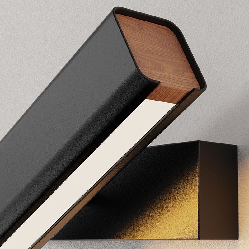 Single White/Black Modernism Wall Mounted Sconce LED Wall Light for Bedroom