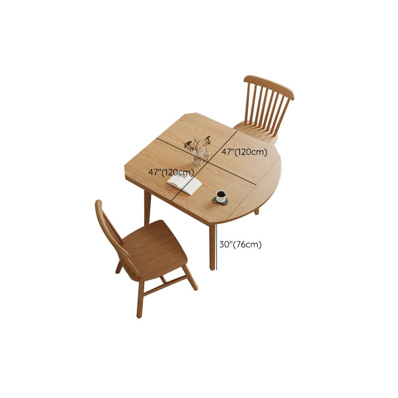 Modern 1/3/5 Pieces Furniture Solid Wood Dining Set in Natural