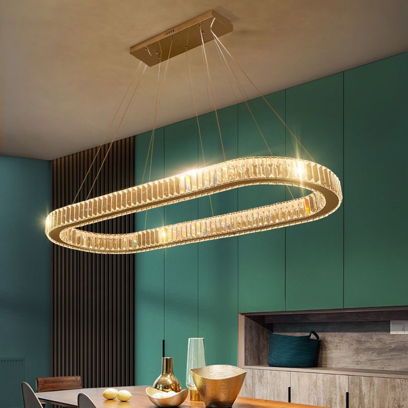 Lampadario contemporaneo Luci lampadari a LED LED LED LED Isola per sala da pranzo