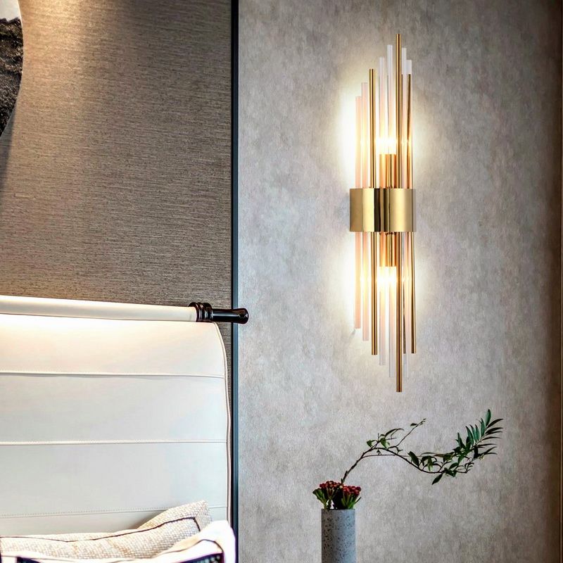 Éclairage de mur de style postmoderne à 2 légers
