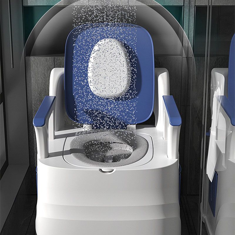 Removable Plastic Toilet Folding Armrest Flush Toilet for The Elderly and Pregnant Women