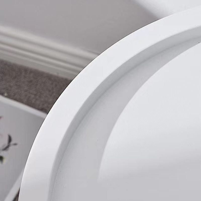 Mid-Century Cross Legs Side Table Metal Round Side End Table