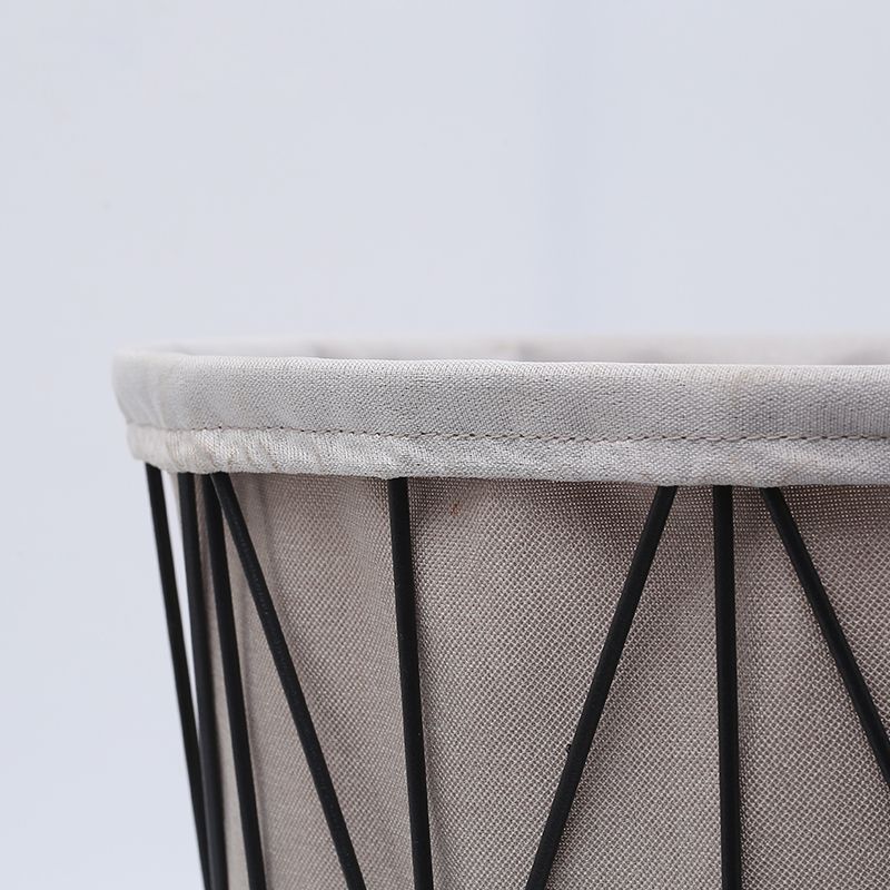 Fram Base Coffee or End Table with Storage Contemporary Metal Round Top