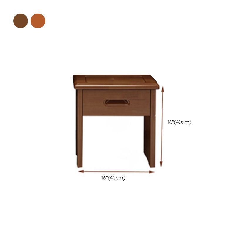 Traditional Solid Wood Make-up Vanity with Mirror and Stool,6 Drawers