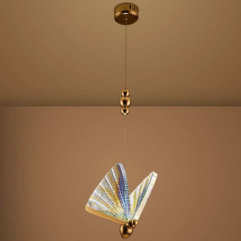 Moderner Butterfly Hängnisbeleuchtung Acryl Decke Anhängerlampe