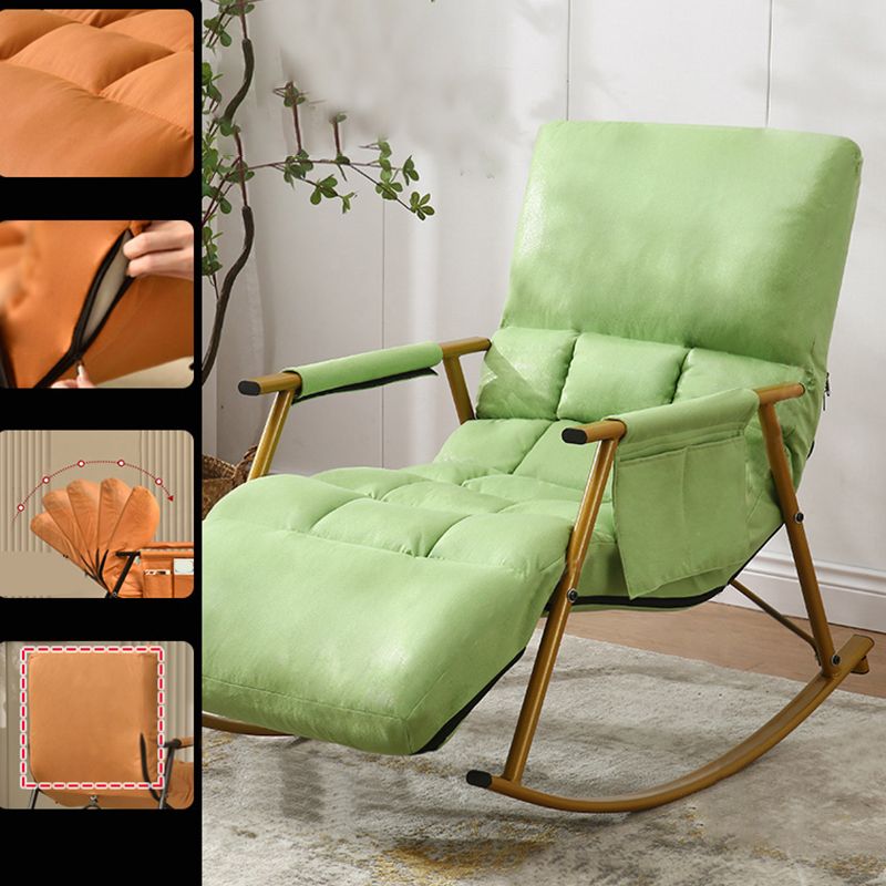 Upholstered Recliner Chair Contemporary Button-Tufted Recliner Chair