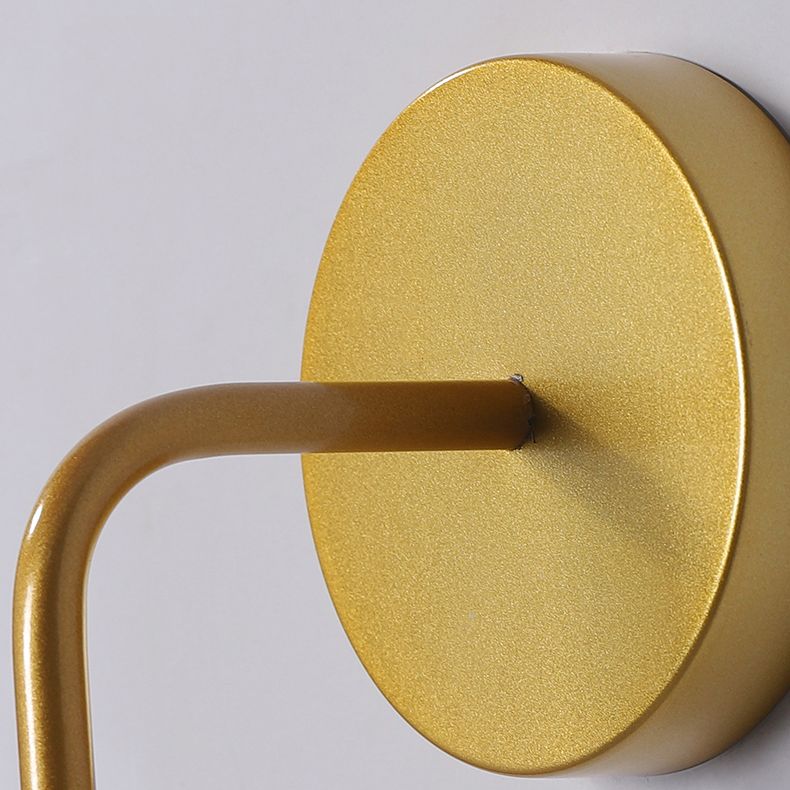 Metal Geometric Wall Light Fixture Minimalist-Style LED Wall Mounted Light Fixture