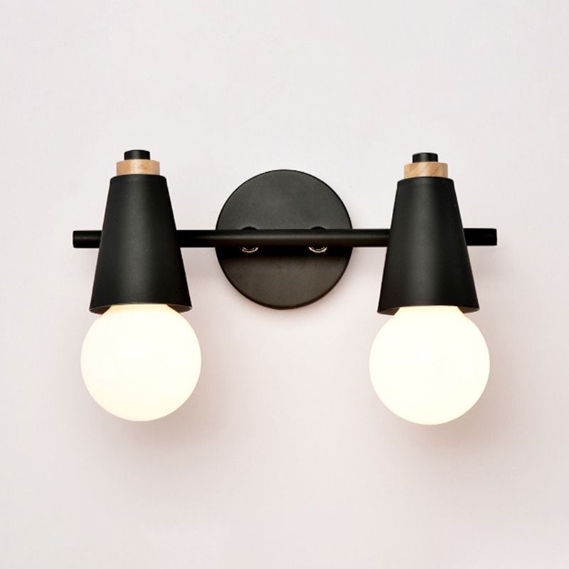 Modern Style Unique Shape Wall Sconce Metal Multi Light Wall Lighting for Bedroom