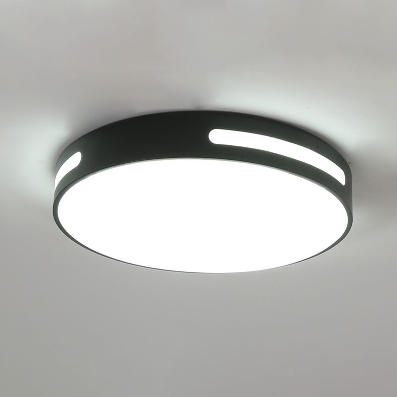 Lámpara de techo LED con montaje empotrado simple y pantalla acrílica