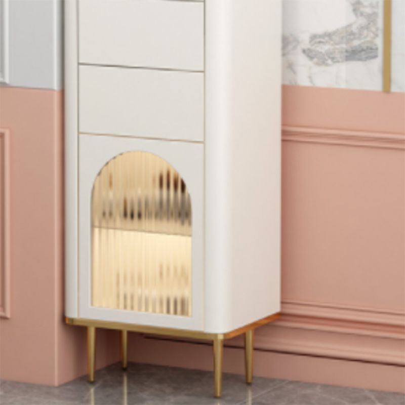 11.7 Inch Width Storage Chest Classic Glam Dresser with 1/2/3 Drawers