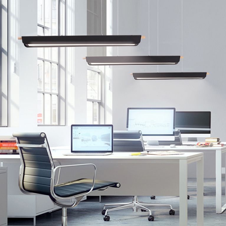 1 Light Geometric Island Lighting Modernism Metal Island Light Fixture for Dining Room