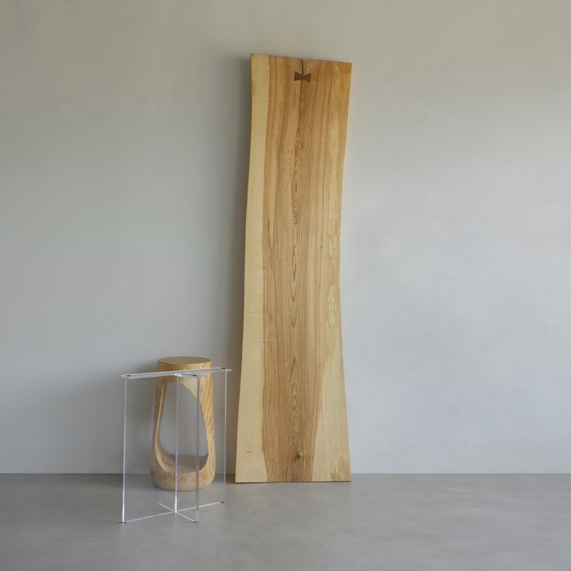 Natural Double Pedestal Table Solid Wood Modern Dinner Room Kitchen Table