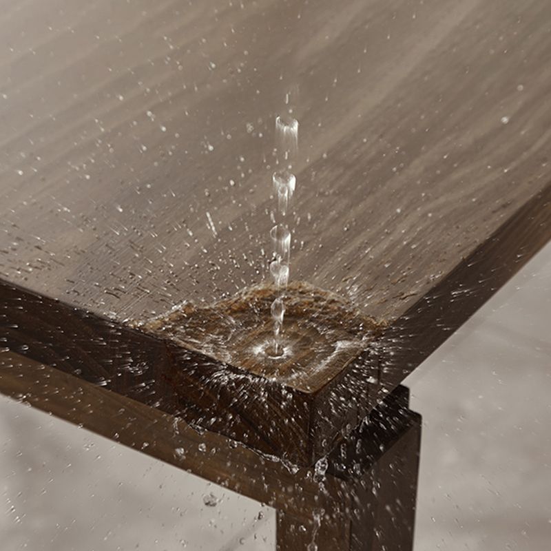 Modern 1/2/3/5 Pieces Dining Set Rectangle Double Pedestal Dinette Set in Natural