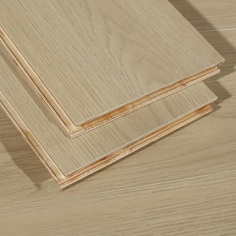 Nordic 8"x48" 12mm Natural Solid Wood Laminate Flooring, Click Cinch Loc, Waterproof