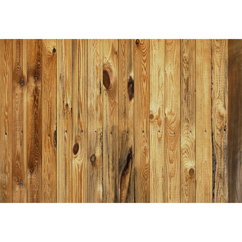 Customized Mildew Resistant Wall Mural Soft Color Wood Textured Pattern Wall Covering