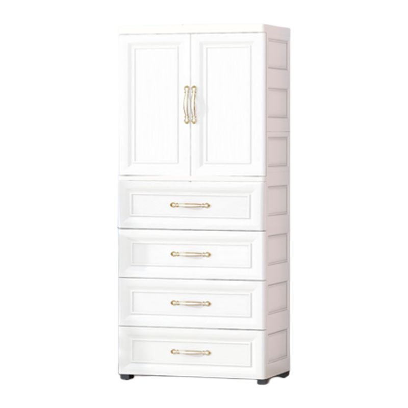 Modern Chest Scandinavian Nursery Dresser Plastic Kids Nightstand , 14.04 Inch Width