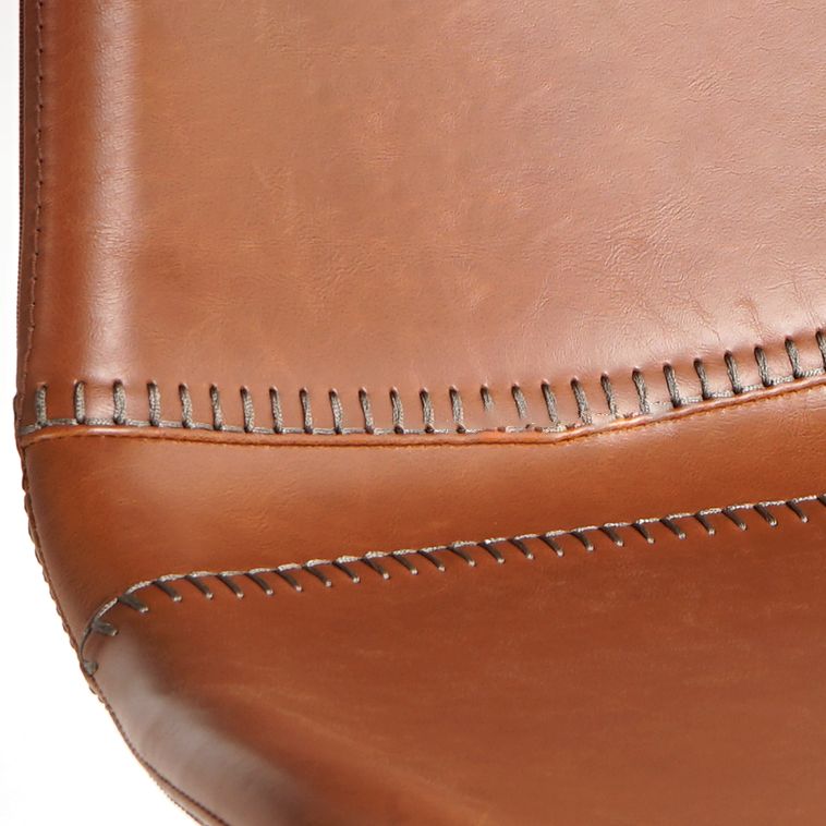 Faux Leather Bar Stools Swivel Adjustable Height Bar Stool with Footrest