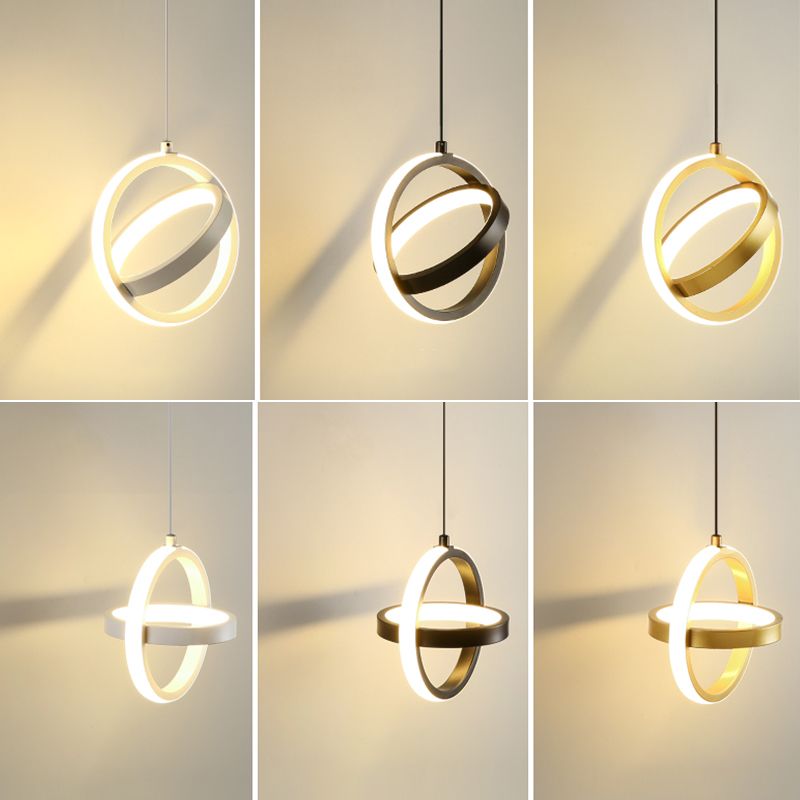 Circlings Luz montada en la pared Minimalista Metal Bundside Led Pared colgante Luz