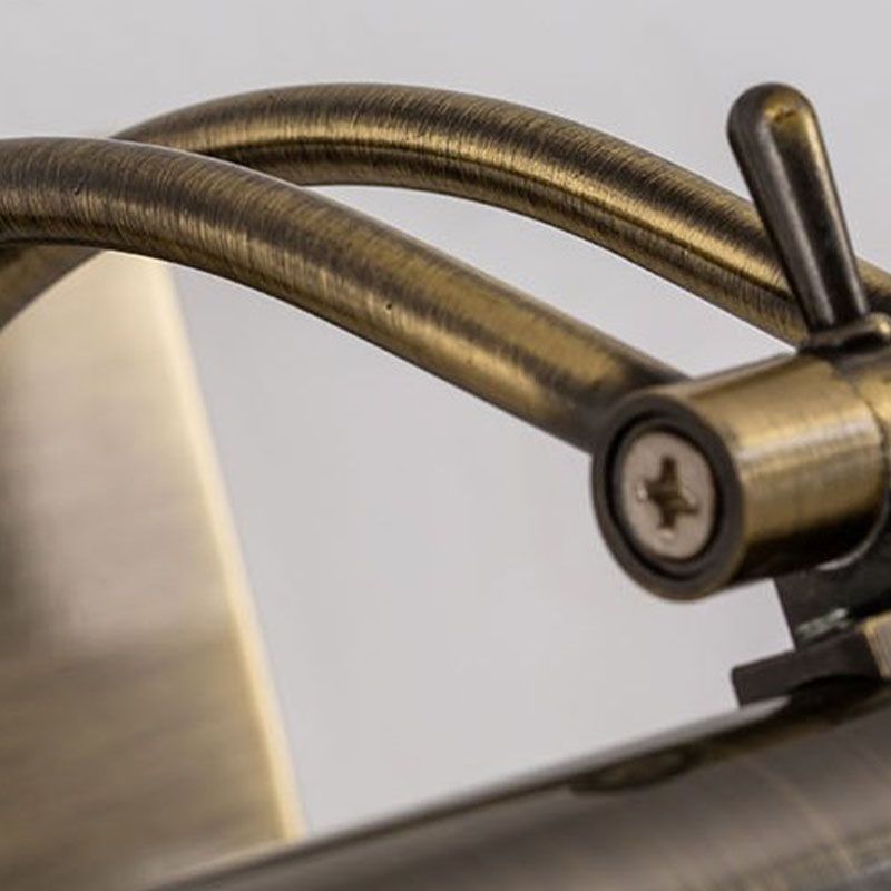 Éclairage de mur de miroir en métal moderne à 1 lumière linéaire