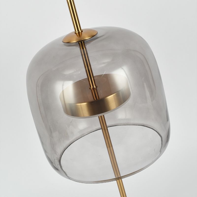 Ultra-modern Simplicity Bell Table Lamp Glass Nightstand Lamp for Bedroom