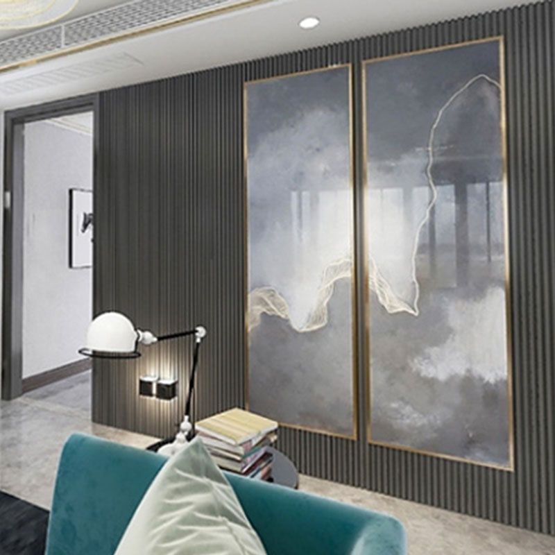 Wall Paneling Solid Wood Glue Down Waterproof Living Room Wall Panel