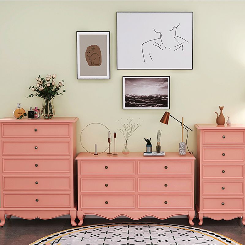 Coastal Dresser Manufactured Wood Storage Chest Dresser for Bedroom