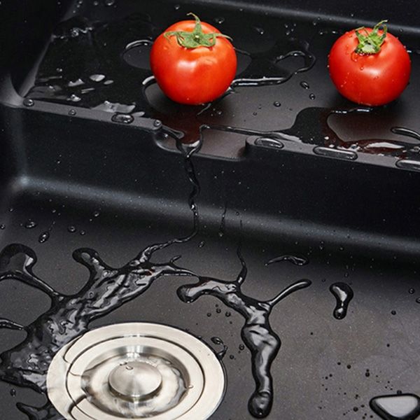 Quartz Kitchen Sink Rectangular Kitchen Sink with Drain Assembly