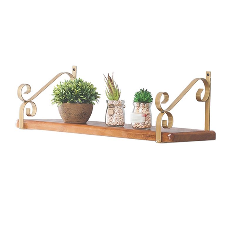 Modern Style Wooden Bookshelf Wall Mounted Shelf Bookcase for Home