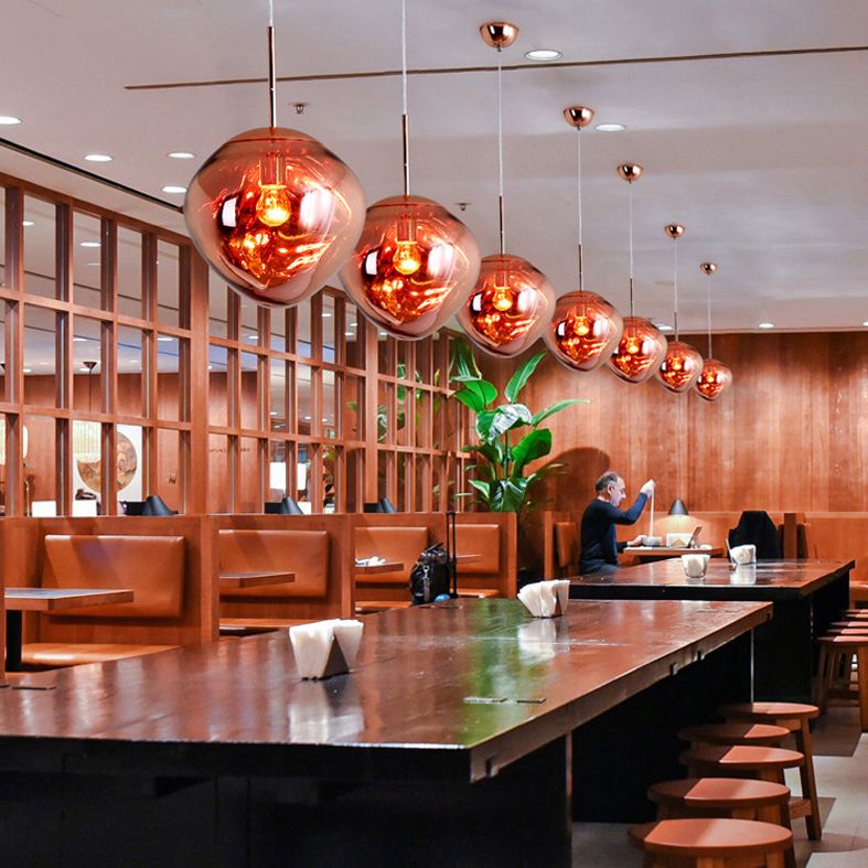 1 pendentif en verre léger Louteurs de plafond modernes pendants suspendus pour la salle à manger