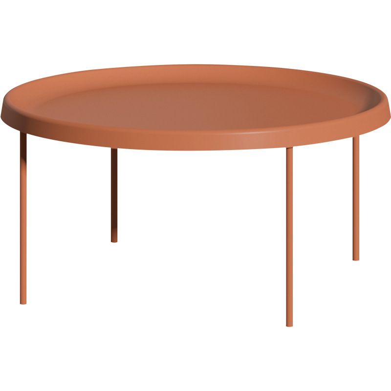 Mid-Century Modern Tray Top Coffee Table 4 Legs Iron Cocktail Table