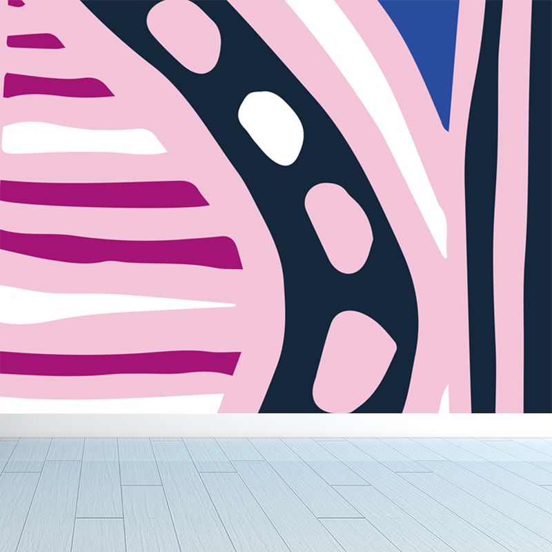 Abstract Mural Wallpaper Modern Style Waterproof Bedroom Wall Covering, Custom-Print