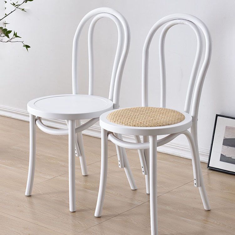 Traditional Wood Kitchen Dining Room Side Chair Windsor Back Chair