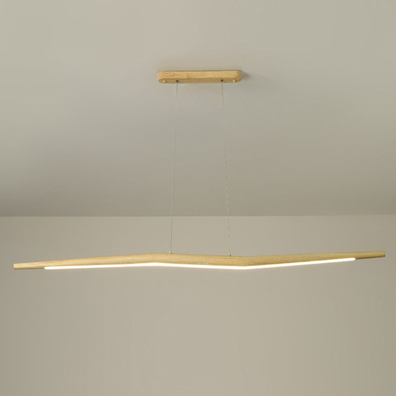 Twig Shaped Metal Ceiling Lamp Minimalistic LED Island Light Fixture for Restaurant